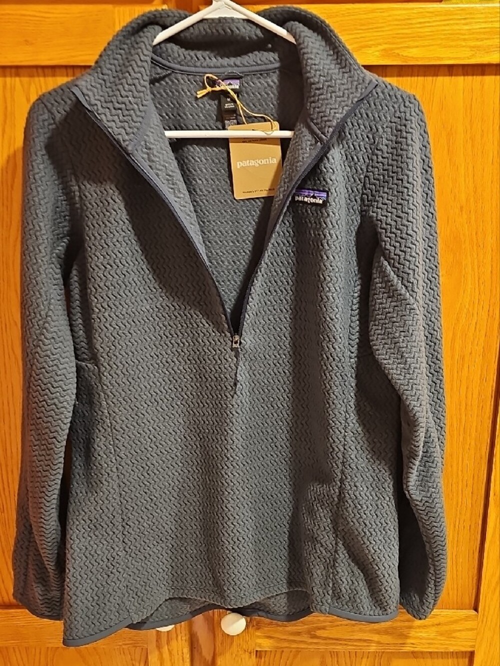 Patagonia Gray Textured Half-Zip Pullover Sweater - Picture 11 of 12